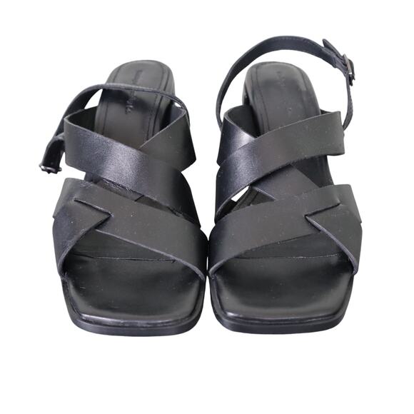 Vintage Foundry Co Womens Odelle Block Heel Sandal Size 7 Square Toe Leather - Picture 3 of 11